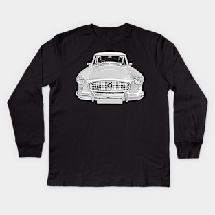 Nash Metropolitan 1950s classic car Kids Long Sleeve T-Shirt